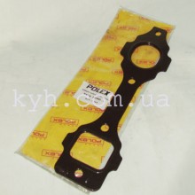 Прокладка колектора Еталон випускного/метал коло+квадрат/ ( 1 шт) (Індія)